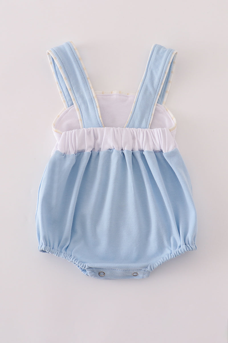 Blue Pumpkin Embroidery Bubble