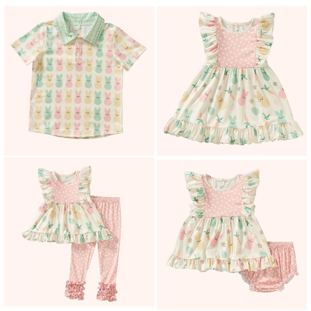 Springtime Bunnies 2-Pc Set