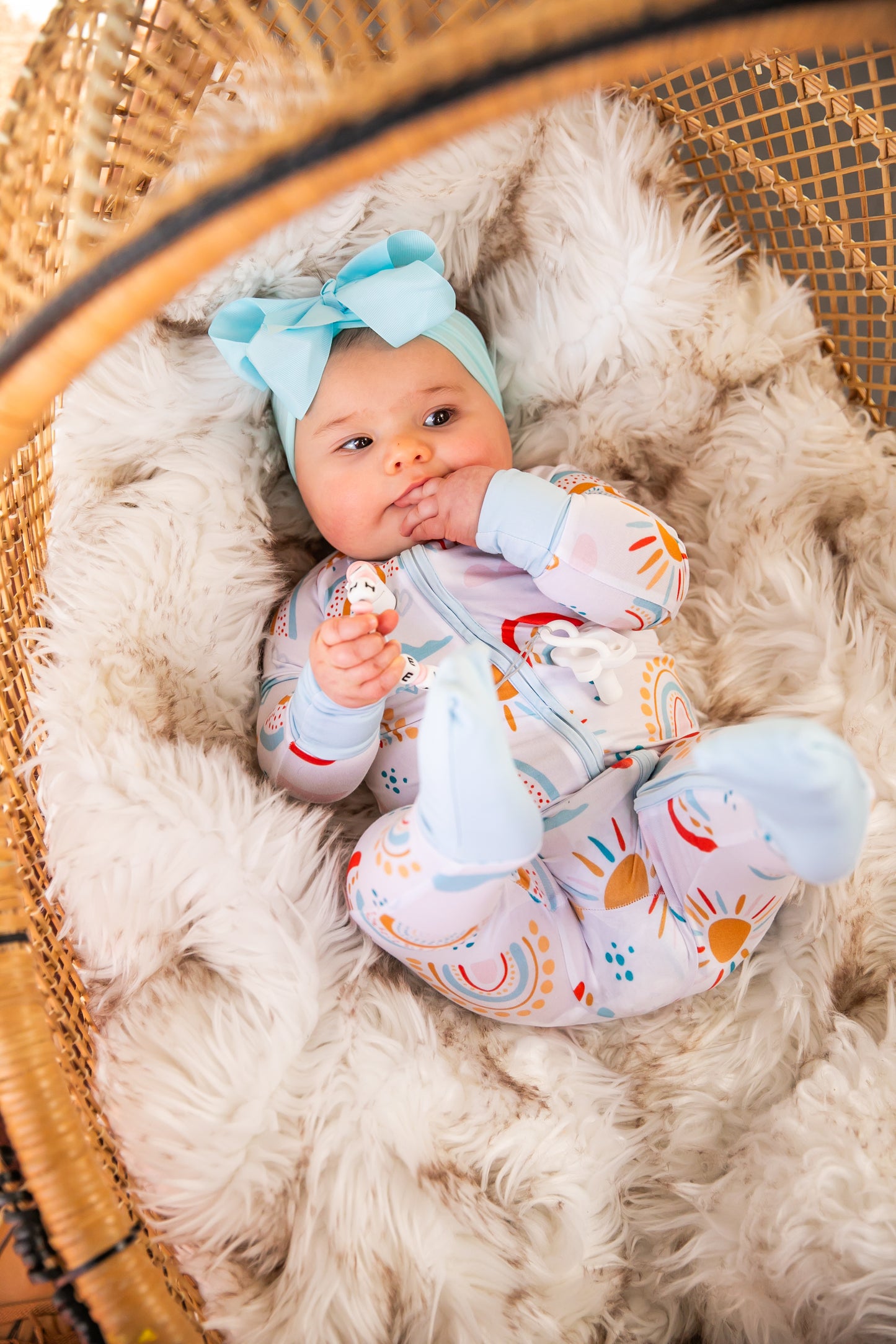 Over the Rainbow Bamboo Convertible Romper