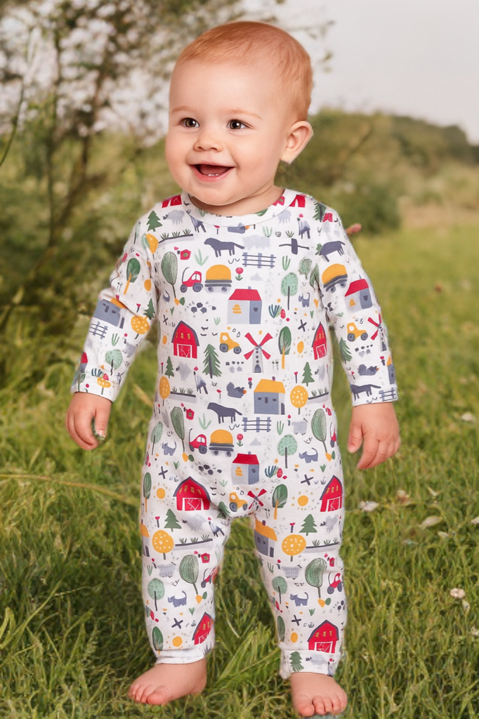 Barnyard Boys Romper