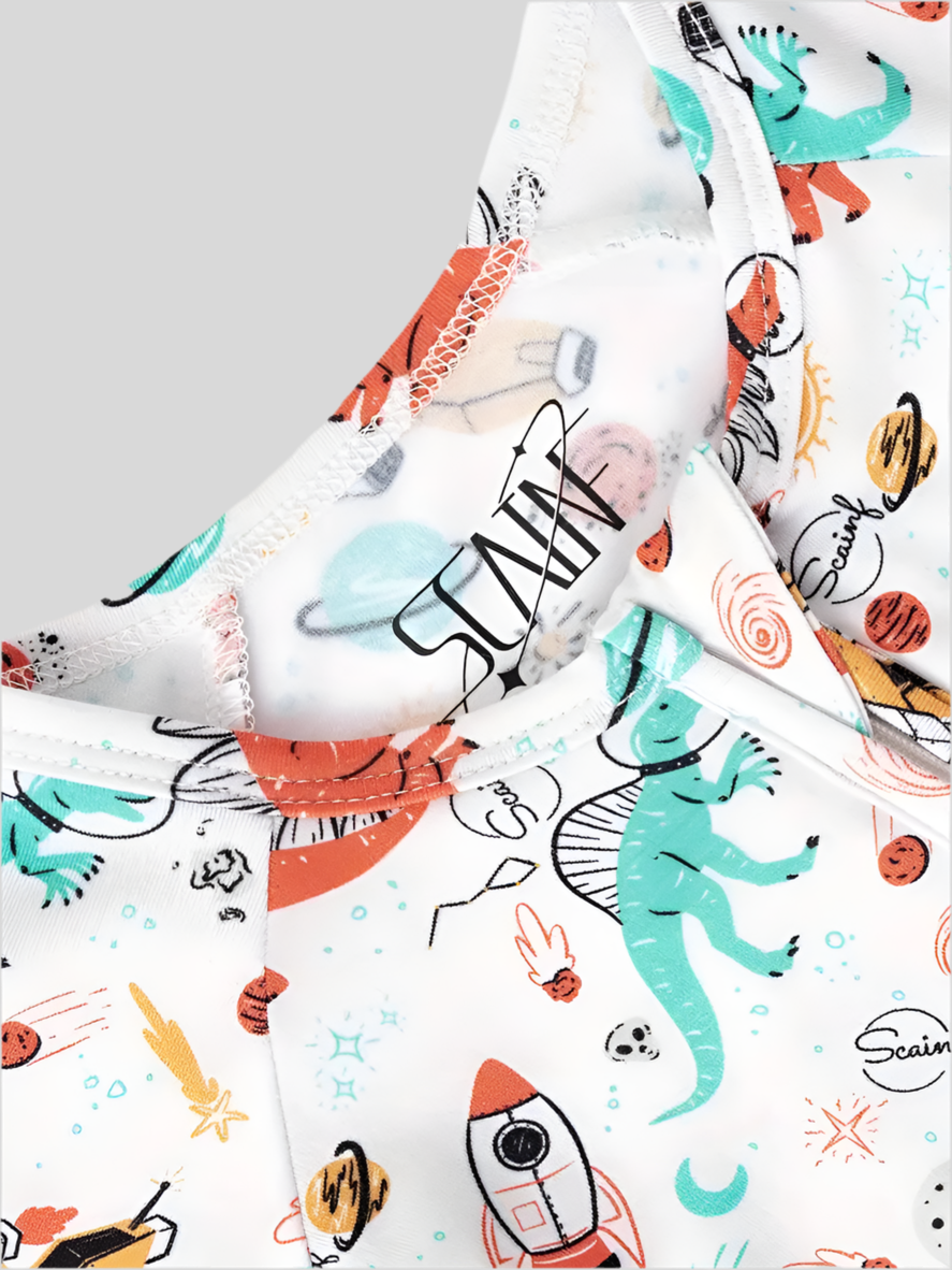 Zippy Bamboo Romper - DinoMite