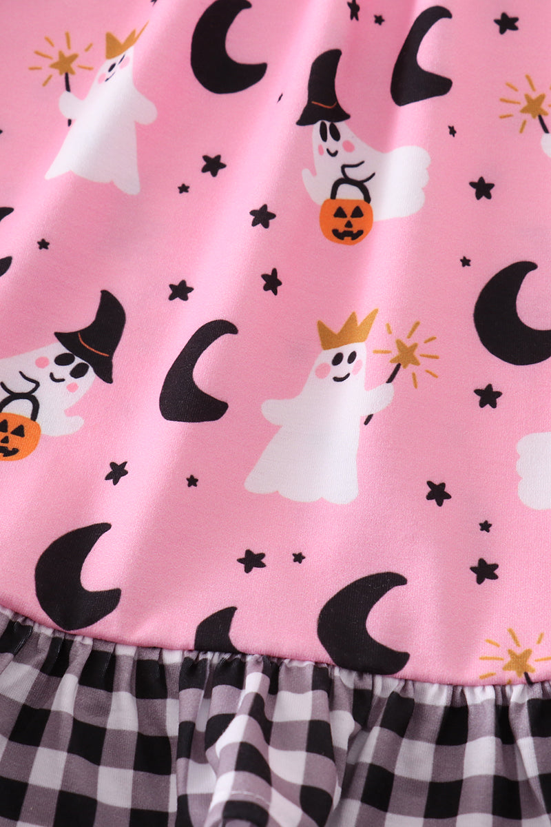 Premium Pink Halloween Ghost Dress