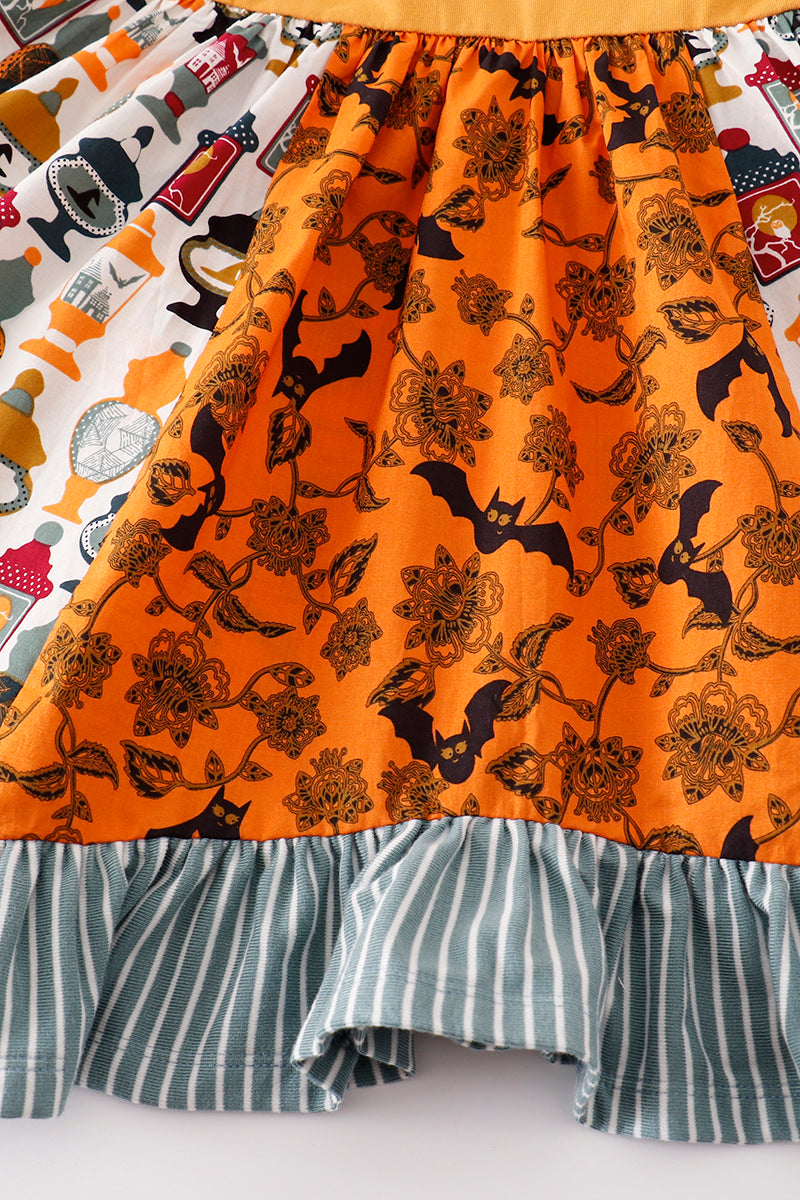 Platinum Yellow Halloween Twirl Dress