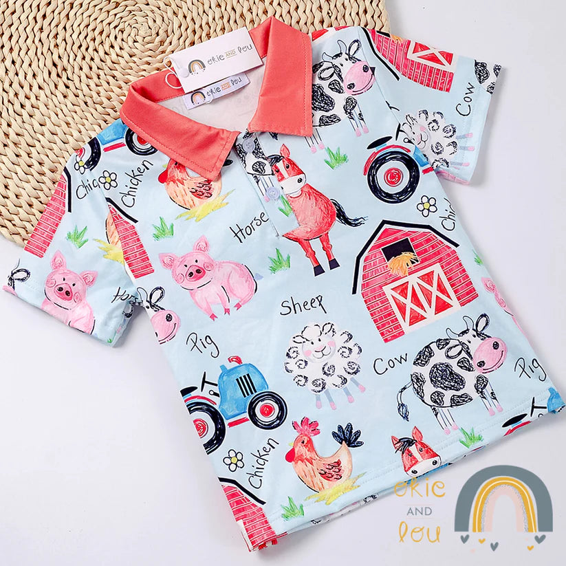 Farm Life Boys Shirt