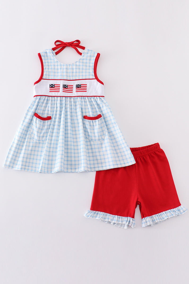 Blue Flag Embroidery Set