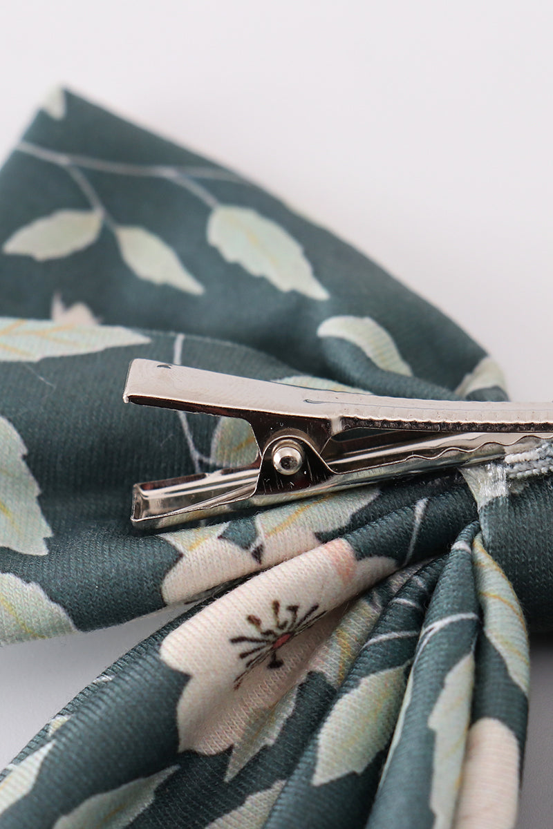 Forest Bloom Print Girl Sailor Bow