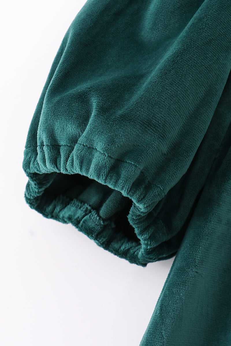 Forest Velvet Mom&Me Dress