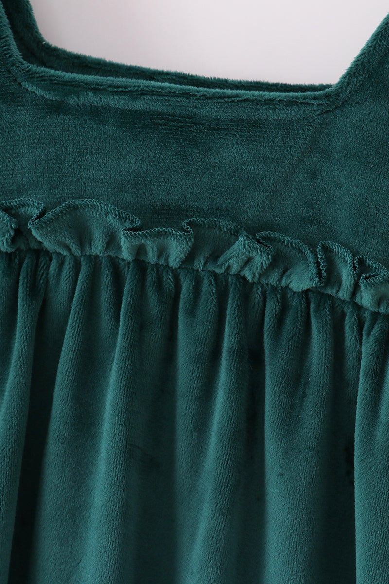 Forest Velvet Mom&Me Dress