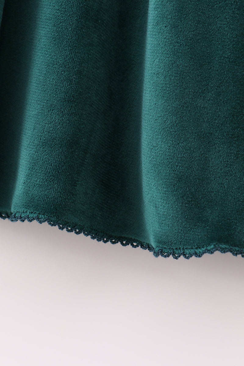 Forest Velvet Mom&Me Dress