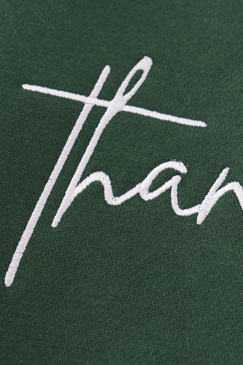 Forest Thankful Fleece Mom&Me Sweatshirt