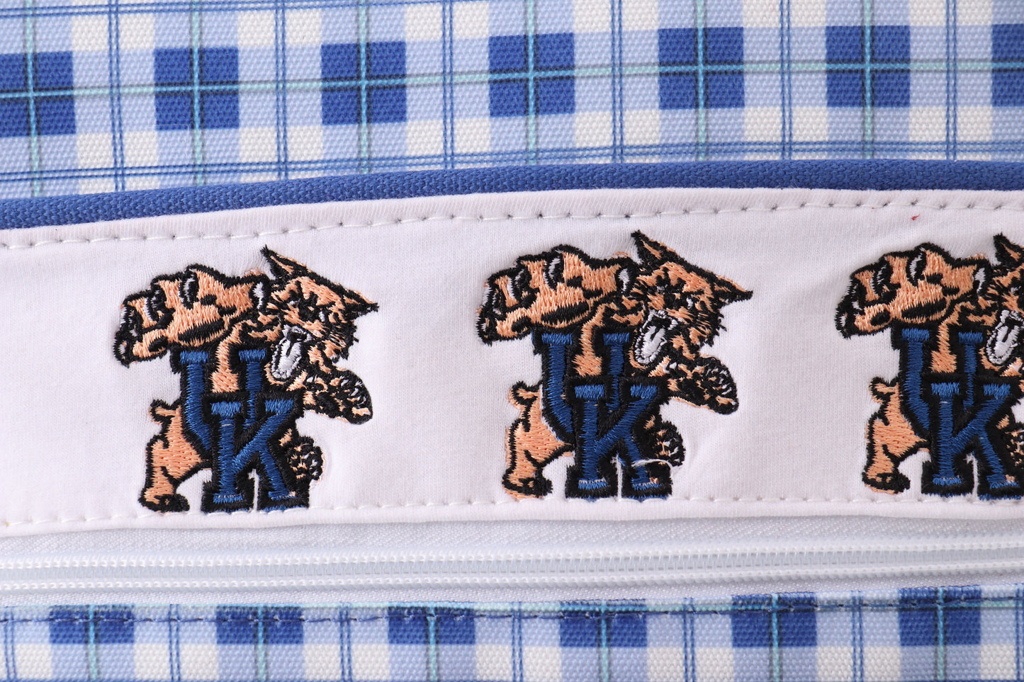 Blue Kentucky Wildcats Embroidery Girl Schoolbag