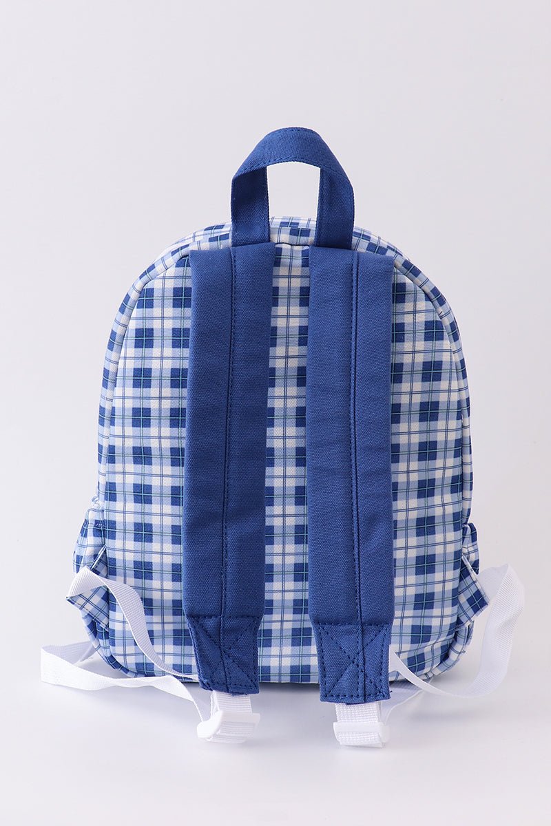Blue Kentucky Wildcats Embroidery Girl Schoolbag