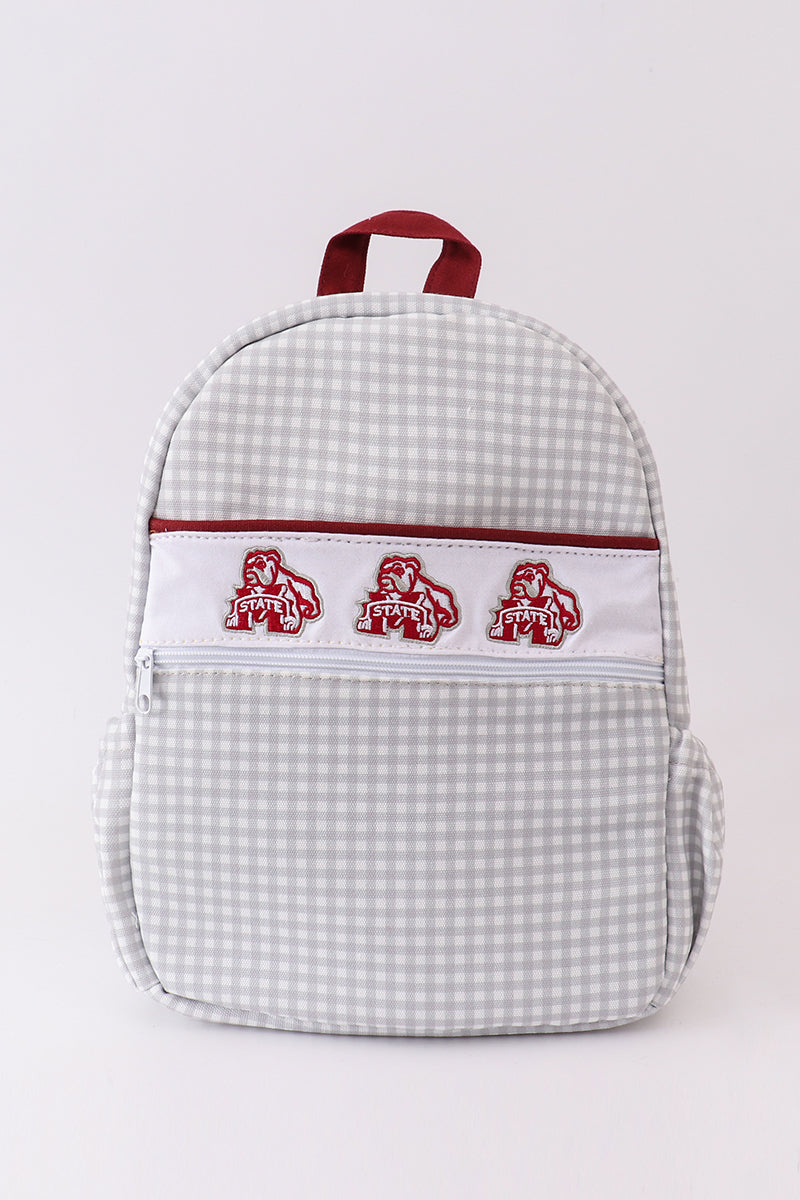 Mississippi State Bulldogs Embroidery Boy Schoolbag