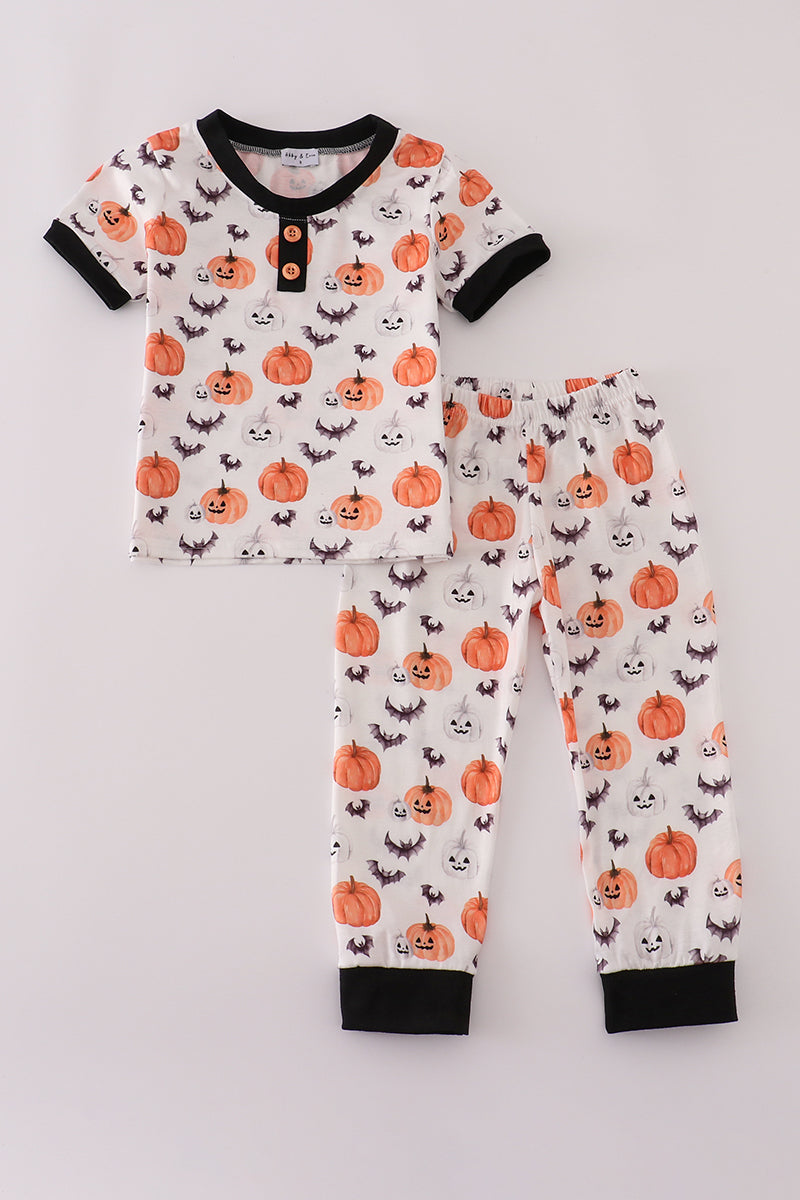 Black Pumpkin Boys Pants Set