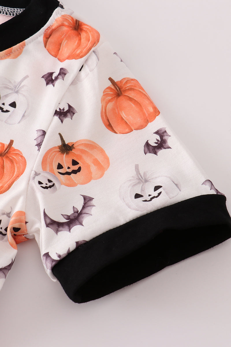 Black Pumpkin Boys Pants Set