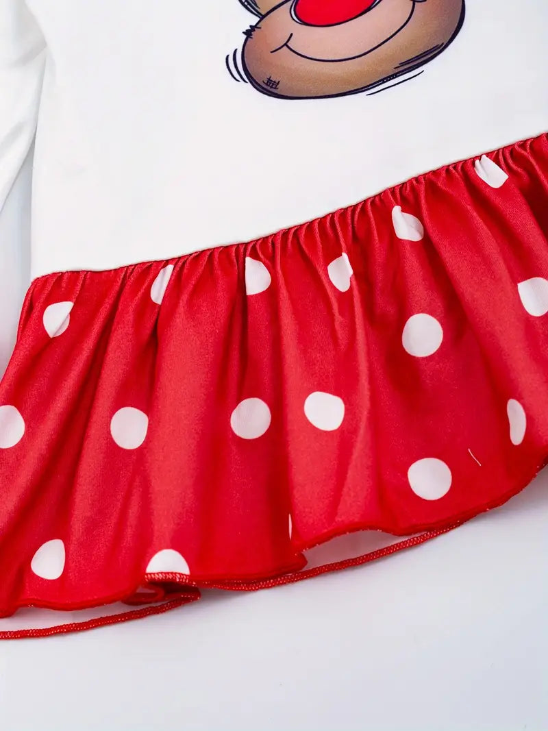 Reindeer Polka Dot Outfit