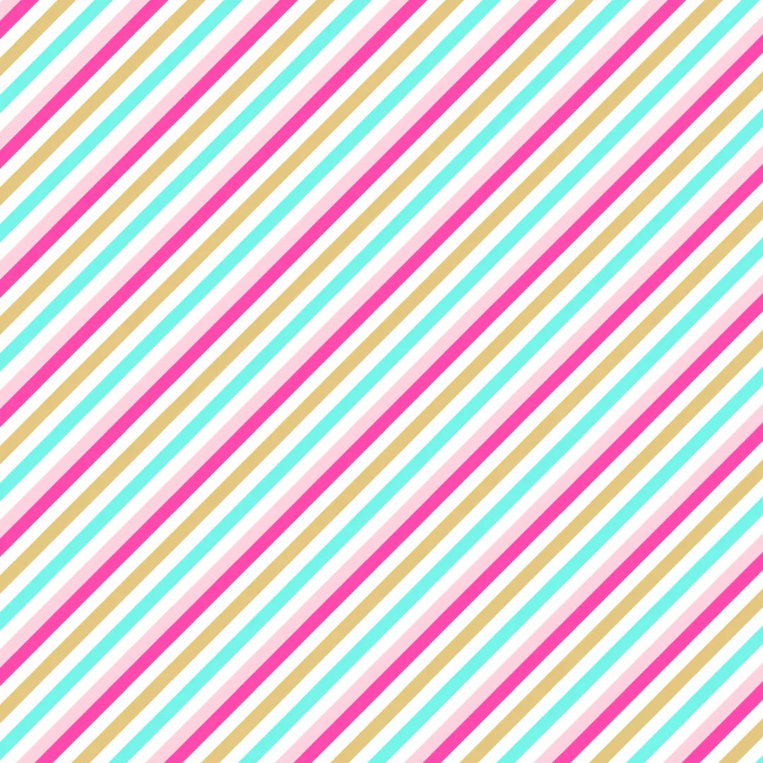 Minky Blanket - Summer Stripe