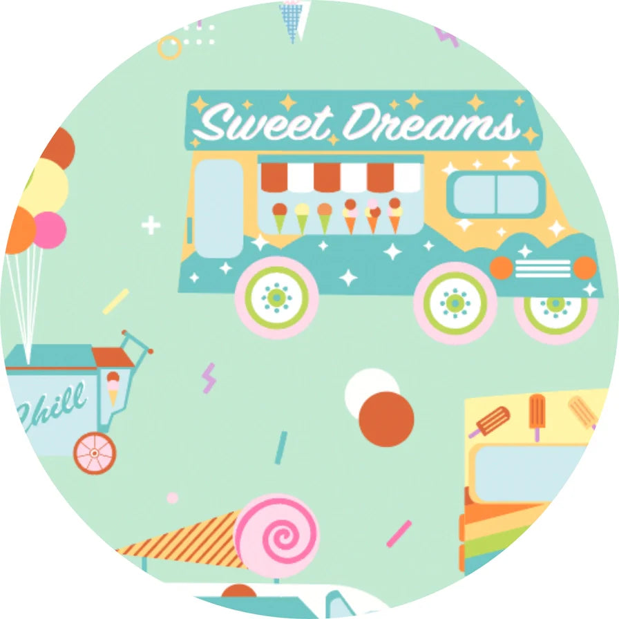 Sundae Funday Zip Romper w/Convertible Footies