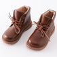 Brown Lace Up Bootie