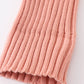 Coral Pink Knit Pom Pom Beanie Hat Baby Toddler Adult