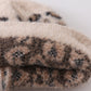 Beige Leopard Beanie Hat Toddler Adult