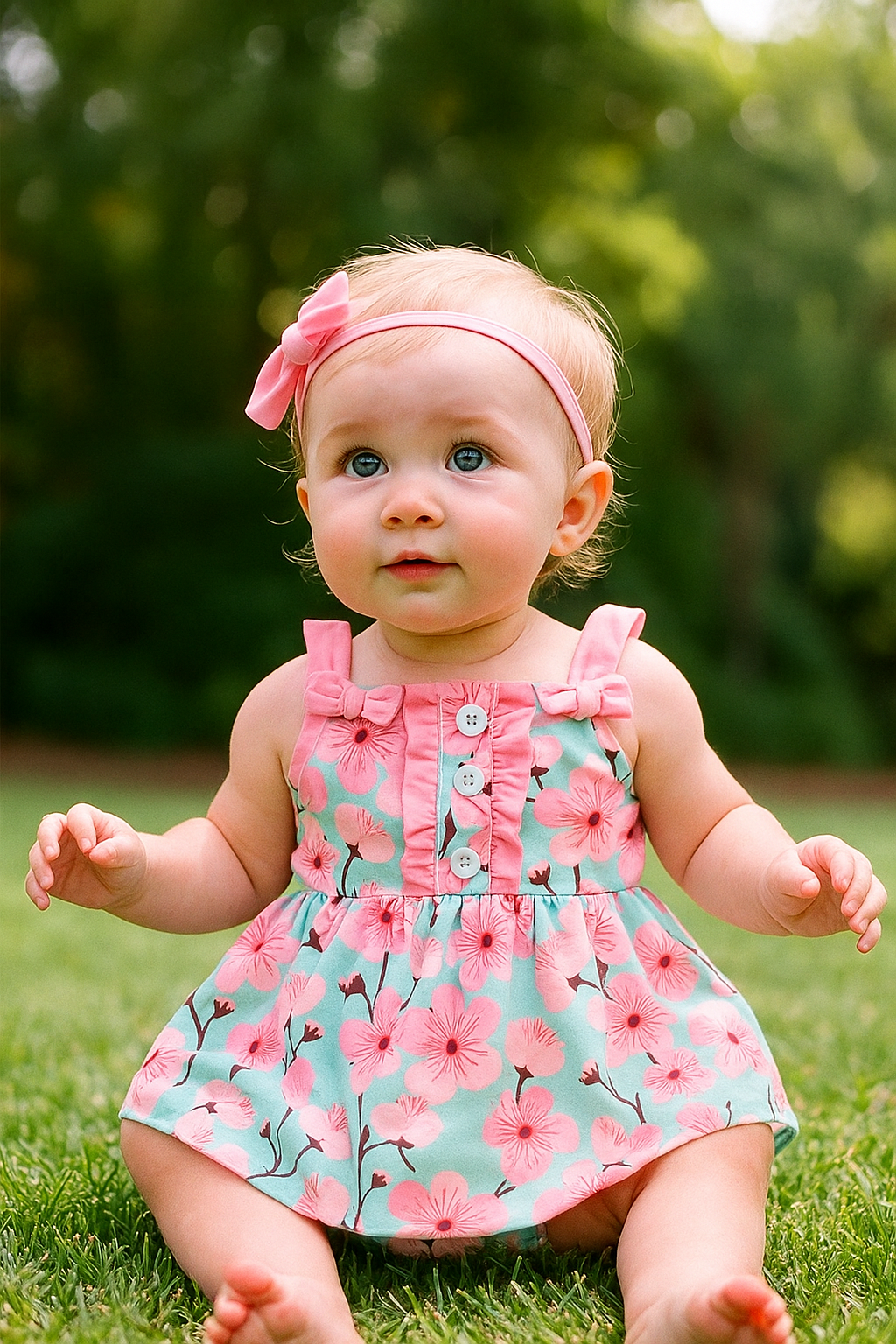Blossoming Cherries Romper