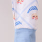 Blue Santa Claus Bamboo Pajama Set