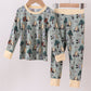 Green Character Bamboo Pants Set