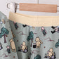 Green Character Bamboo Pants Set