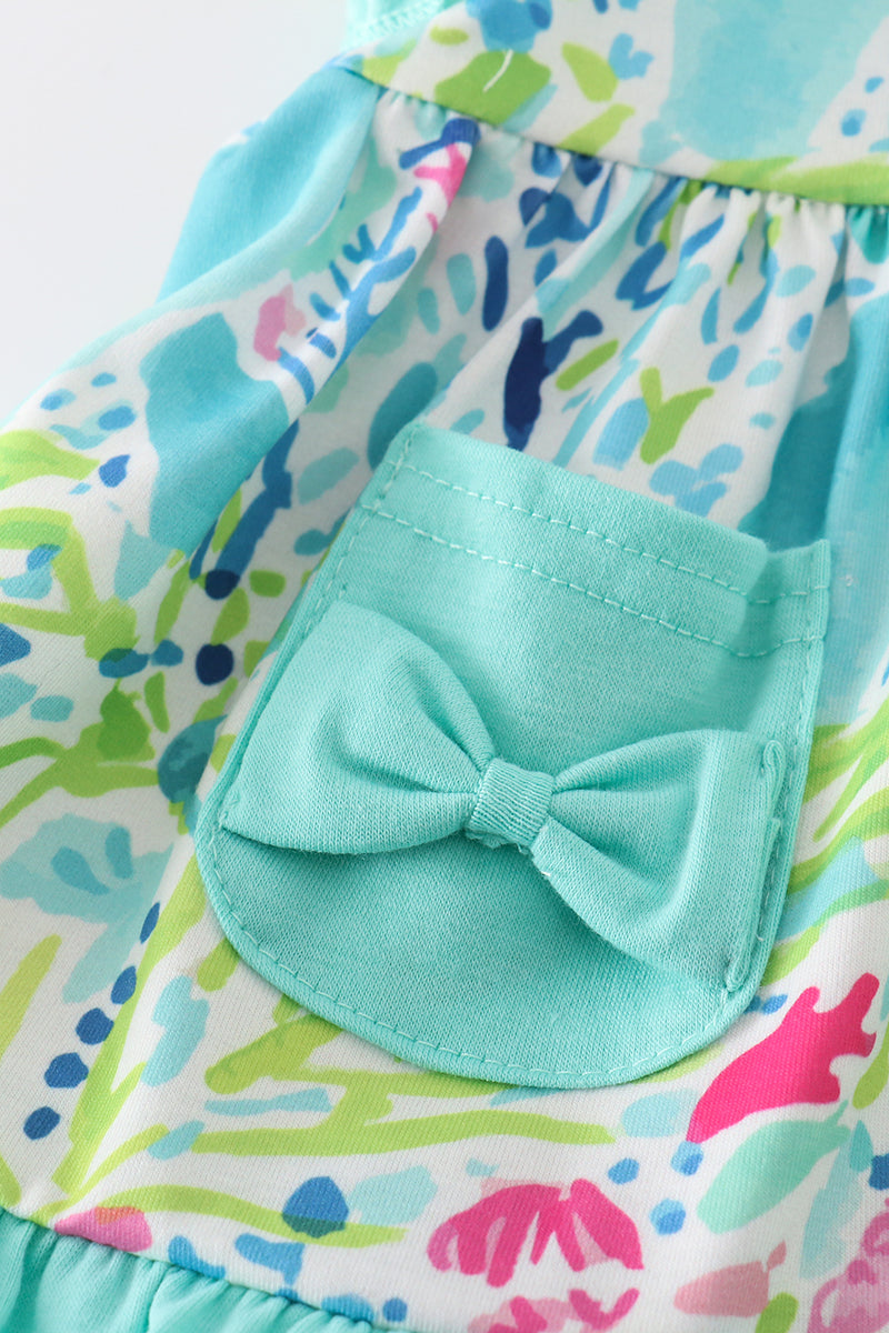 Tropical Breeze Print Dress