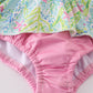 Meadow Breeze Print Girl Swimsuit 2-pc