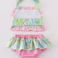 Meadow Breeze Print Girl Swimsuit 2-pc