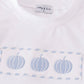 Blue Pumpkin Embroidery Plaid Boy Set