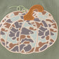 Camouflage Print Pumpkin Applique Ruffle Pants Set