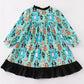 Halloween Character Print Girl Dress