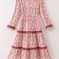 Fall Floral Print Mom&Me Dress