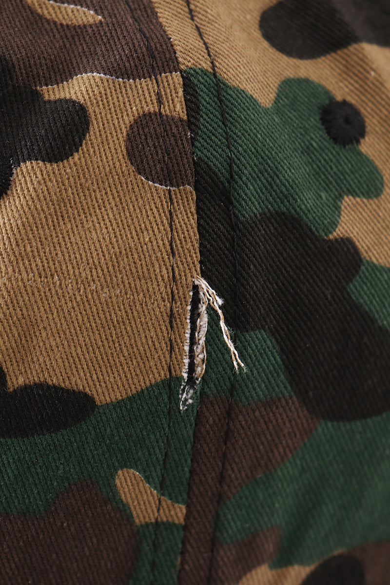 Camouflage Flag Vintage Hat Mom & Me