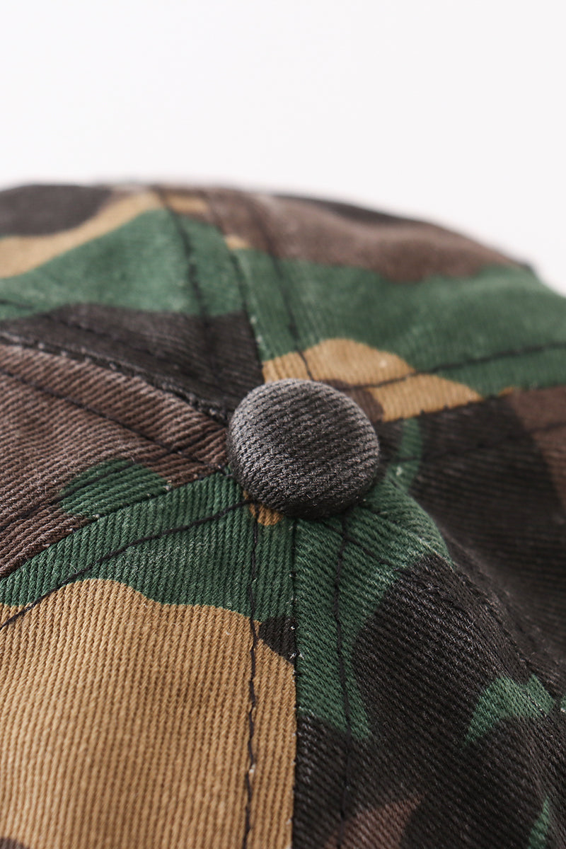 Camouflage Flag Vintage Hat Mom & Me