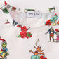 White Grinch Print Dress