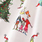 White Grinch Print Dress