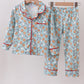 Santa Claus Cookie Print Pajamas Set