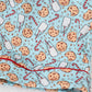 Santa Claus Cookie Print Adult Pajamas Set