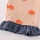 Khaki Turkey Print Girl Pajamas Set