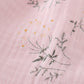Pink Floral Print Muslin Girl Ruffle Dress
