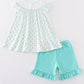 Dot Chicken Embroidery Smocked Set