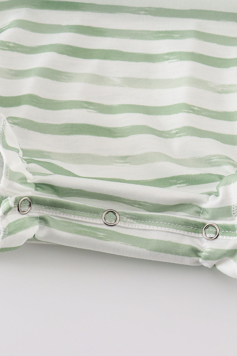 Marine Creature Embroidery Stripe Bubble