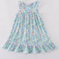 Tropical Rainforest Plant Print Dress