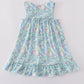 Tropical Rainforest Plant Print Dress