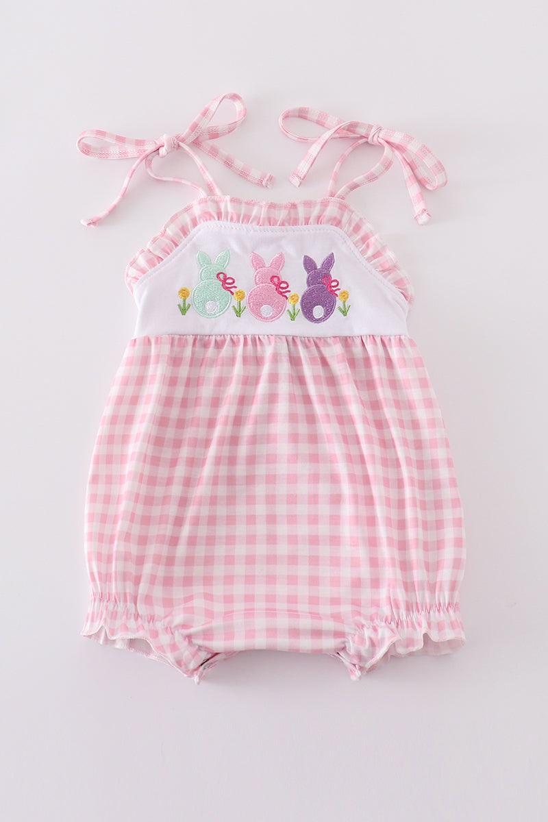 Pink Bunny Embroidery Bubble