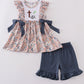 Easter Blessings He Is Risen Embroidery Girl Set